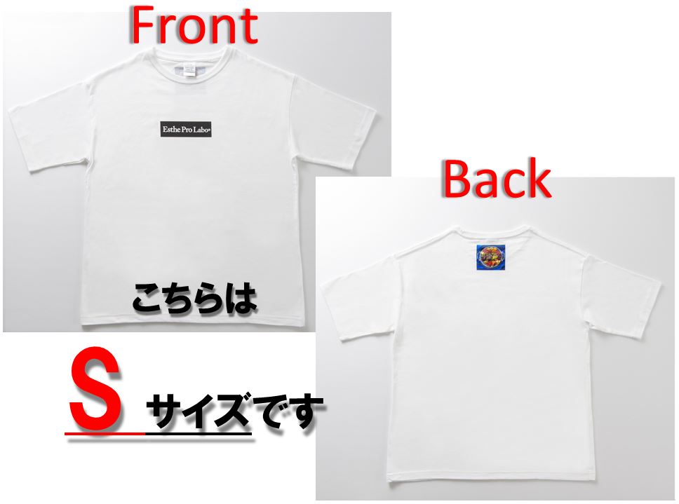 プロラボTシャツ (白地・黒ロゴ・Sサイズ)